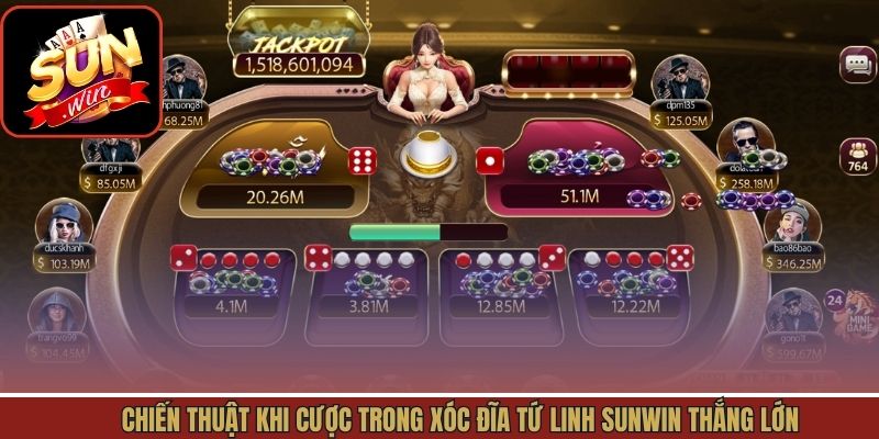 Kinh nghiệm thắng lớn khi tham gia game xóc đĩa tứ linh Sunwin