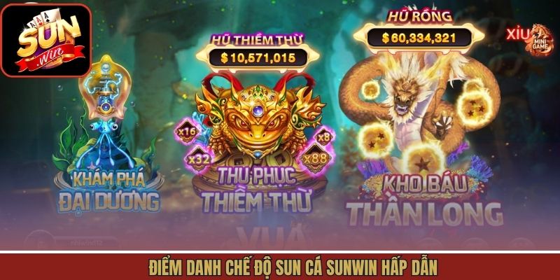 Đa dạng chế độ giải trí tại Sunwin