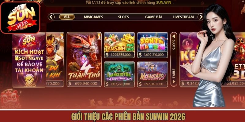 Khám phá những phiên bản game mới nhất của Sunwin