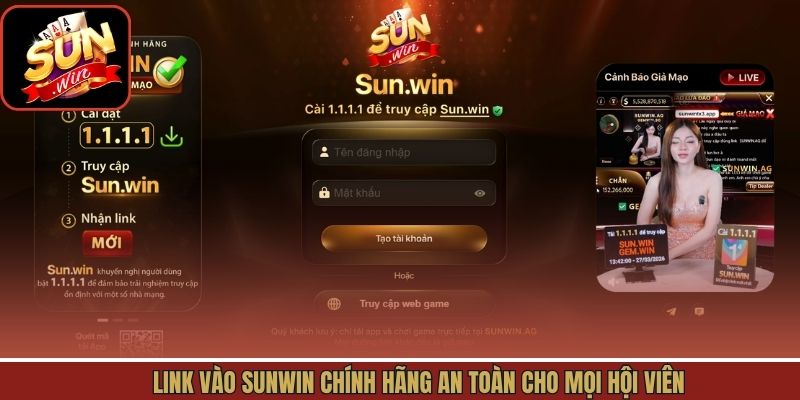 Link Vào Sunwin Chính Hãng An Toàn Cho Mọi Hội Viên