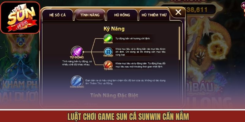 Luật lệ cơ bản của trò chơi Sun cá Sunwin