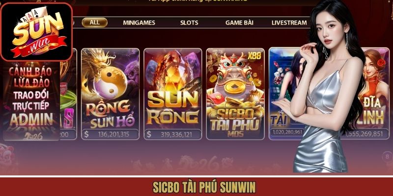Sicbo Tài Phú Sunwin - Chinh Phục Thưởng Lớn Hấp Dẫn