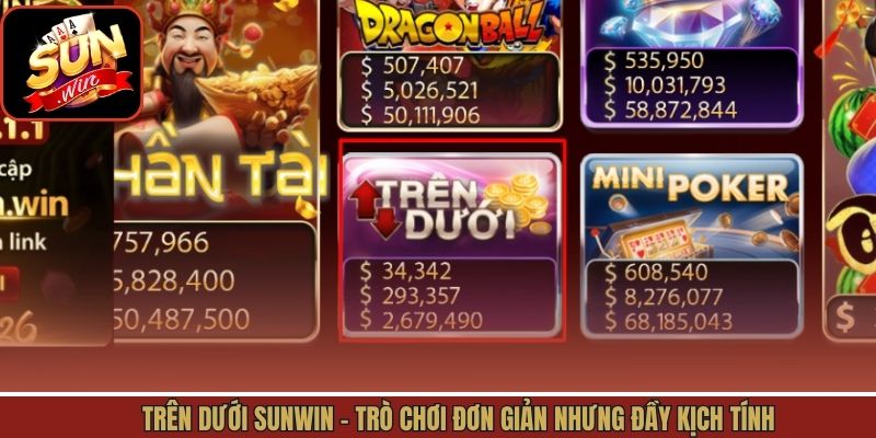 Trên Dưới Sunwin - Trò Chơi Đơn Giản Nhưng Đầy Kịch Tính
